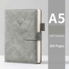 Premium A5 Thick Faux Leather Journal Notebook with Secure Clasp