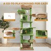 MyVoice 68 Inches Multi-Level Cat Tree Tower for Large Cats