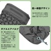 エアーマット キャンプ【【25s膨らむ･足踏み式】 厚手 枕付き 車中泊 防災 超軽量 コンパクト TPUコーティング 防水