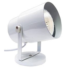 Satco SF77/395 Incandescent Portable Plant Lamp, 60 Watts,Alloy Steel, White