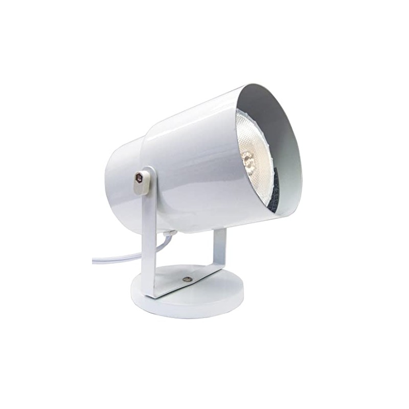 Satco SF77/395 Incandescent Portable Plant Lamp, 60 Watts,Alloy Steel, White