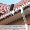 Adjustable 2 in 1 Security Camera and Solar Panel Gutter