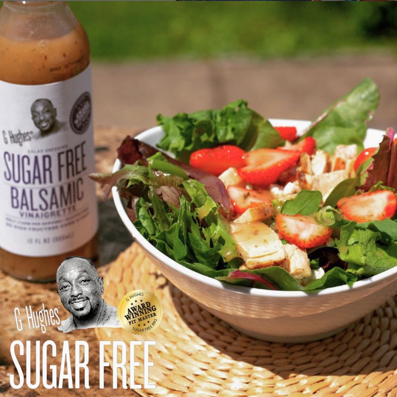 G Hughes Balsamic Vinaigrette Salad Dressing, Sugar Free, Gluten Free,