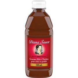 DIANA Sauce, Rib and Chicken, 1 Count, 500ml/15.90 Fluid Ounces {Imported from Canada}
