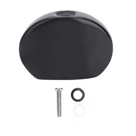 Guitar Tuning Peg Buttons, Machine Heads Knobs Guitar Tuner Acrylic Ukulele Oval Tuning Key Buttons for Classical Guitar (Oval Black Gloss)
