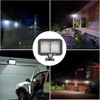 ISLSTCH Solar Flood Lights with 98 LEDs,Motion Detector,16.5ft Cable,IP65 Waterproof