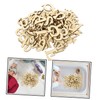 COHEALI Wooden Letters 26 Uppercase Lowercase Letters 0-9 Numbers Craft