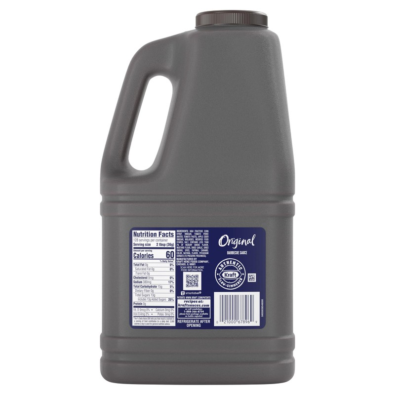 Kraft Original Barbecue Sauce (1 gal Jug)