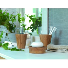 Spirella 10.13438 Walnut Wood Soap Dish