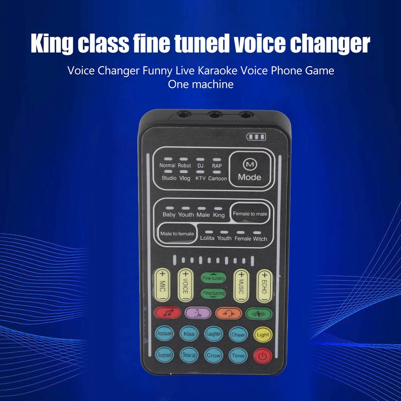 I9 Voice Changer Set Multifunction Portable Recording Mini Sound Card