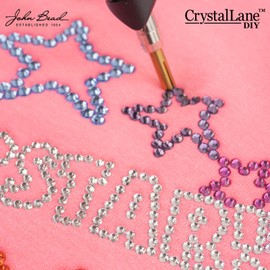 Crystal Lane DIY Flat Back Hotfix Rhinestones, ss6 (2mm), Crystal AB 1440pcs