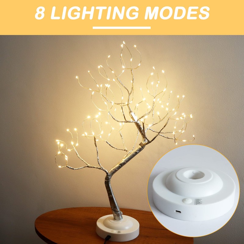 JOINTWIN Fairy Light Tree 108 Led Twinkle Tree Fairy Light