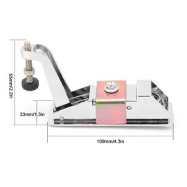 Compression Latches, Zinc Alloy Flush Lever Latch, NonLocking Toolbox Cabinet Suitcase Lock, Adjustable Lever with Locking Trigger Lock for Marine Boat Ship Trailer(Silver)