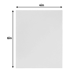 CountryArtHouse 4x6 White Foamboards Acid-Free 3/16" White Foam Core for Framing, Presentations, Crafts & More 10 Pack of Foam Boards