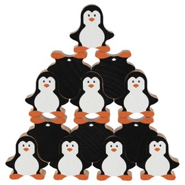 Goki 58683 Penguin Set Stacking and Fit Toys, Multi-Coloured (Multi-Coloured)