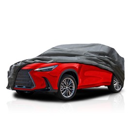 5 Layer Car Cover for Lexus RX350 2016-2024 SUV 4-Door, Semi Custom Fit Full Coverage Pollution, Dust, Sun, Snow, Rain, Hail All Weather Protection, Breathable
