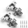 Evanda Cabinet Hinges, 2 Pack Stainless Steel Overlay Soft Close