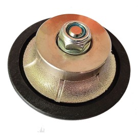 Diamond Hand Profiler Router Bit Vacuum Brazed Diamond Profile Wheel with 58-11 Thread for Granite Concrete Marble Countertop (B10-Grit 120#)