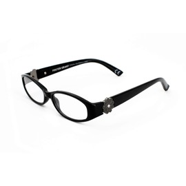 Foster Grant Women's Isla Rectangular Black Readers 2.00