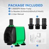 Simple Deluxe 800 GPH Submersible Water Pump with Adjustable Intake,