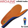 Archline Orthotic Full Length Arch Support Insoles for Work, Small