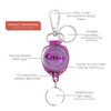 Snapback Keychain Key Reel Key Folder Key Bag Purple [Genuine]