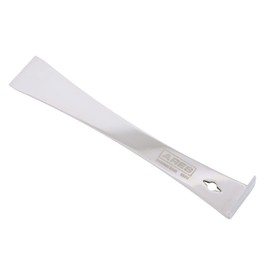 ARES 46017-12-Inch Stainless Steel Prybar Scraper - Ultra Sharp Scraper Removes Residue from Steel, Aluminum, and More - Prybar End Offers Extra Leverage - Built-In Nail Puller