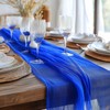 PATIKIL 14 Ft Cheesecloth Table Runner Rustic Gauze Terracotta Cheese