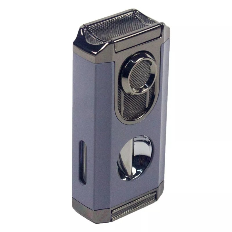 Triple Flame Cigar Torch Lighter with Cigar Punch Cutter Father