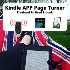 Remote Control Page Turner for Kindle Reading-Remotely Click Page Turner for iPhone.iPad,Taking Photos Accessories, Phone Screen Device Tapper for iOS Android