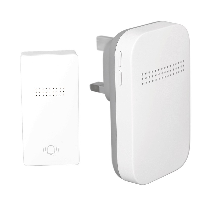 Self Powered Door Bell with Receiver Automatic Ringing Push Button