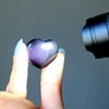 Satin Crystals Rainbow Obsidian Heart Love Gemstone 1.0-1.25 inch