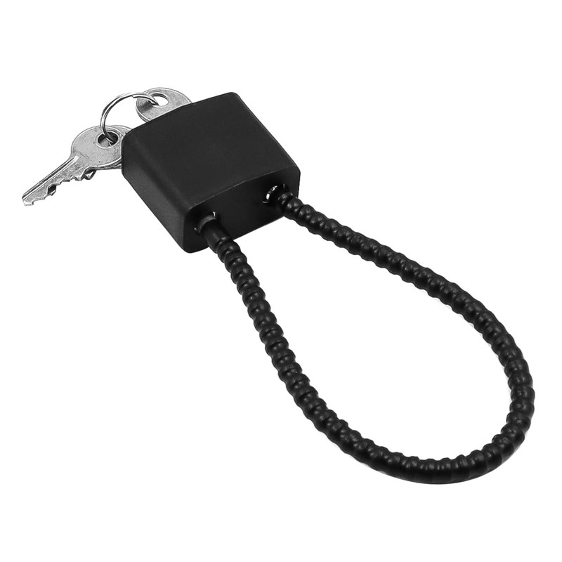 Namvo 3Pcs Heavy Duty Padlock with Key and Wire Rope