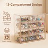 PIPITREE Acrylic Drawer Organizer, Clear Desk Organizer with Drawer, Plastic