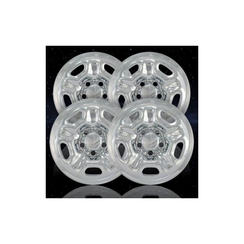 15" Chrome Wheel Skin Kit fits Toyota Tacoma 2005-2015 4x2