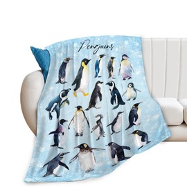 Baegopa - Manta de pingüinos (50 x 40 pulgadas)