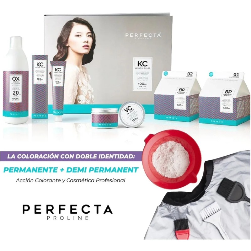 Tinte Profesional De Cabello Keratincolor Sin Amoniaco 100ml 7.5 Rubio