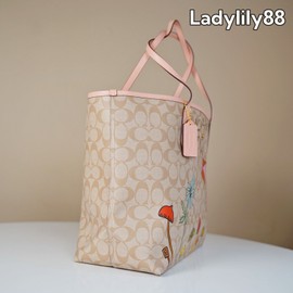 Coach NWT Coach X Observed By Us City Tote Bag In Signature Canvas Smooth Leather $445