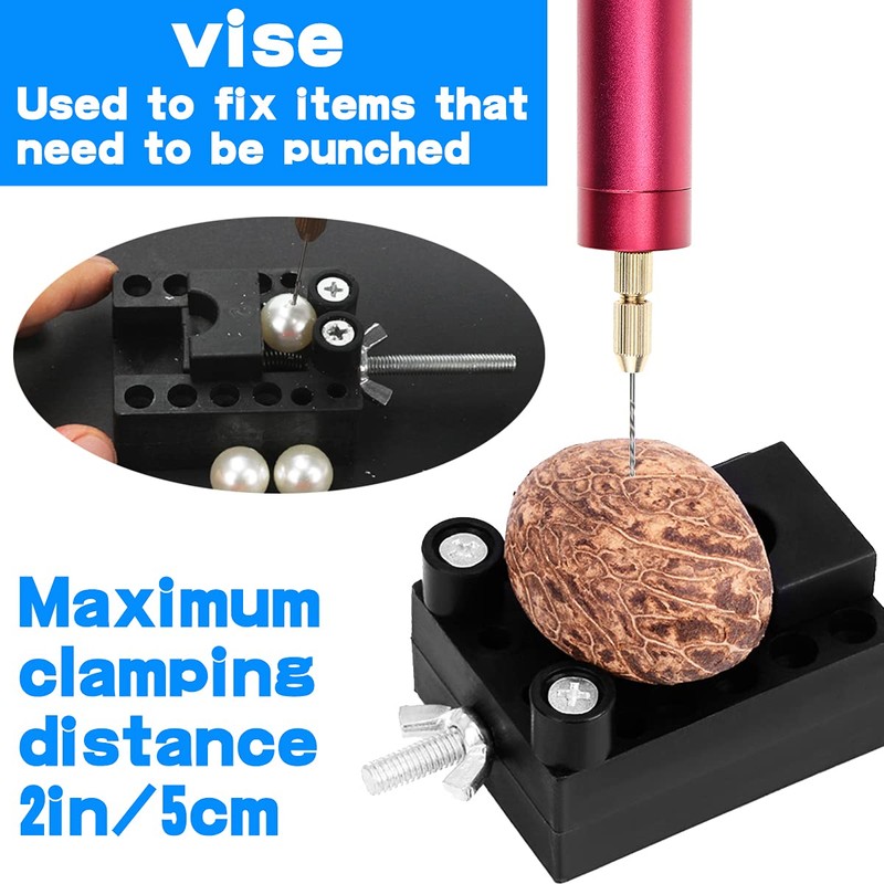 YOLUFER Electric Mini Drill with 10 Pcs Twist Drills Bits