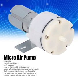 Electric Air Pump,Portable Mini Vacuum Pump,DC6/12/24V Micro Vacuum Pump, Low Noise High Pressure Air Pump Micro Vacuum Pump(DC 24V)