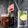 8mm AU 5X Glass Pyrex Drinking Straws Pack Bent Straight