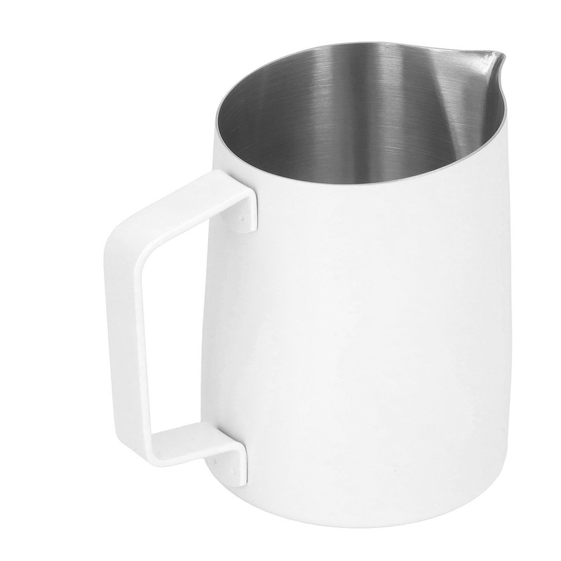Milk Frothing Pitcher 500ml 304 Stainless Steel Milk Jug Beveled