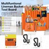 Lineman Tool Board, Aerial Apron w/Magnet, Bucket Truck Tools Organizer