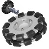 127mm Double Aluminum Omni Wheel with Bearing Rollers Omni Directional