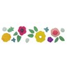 Spring Reusable Gel Window Clings ~ Flowers with Leaves (19