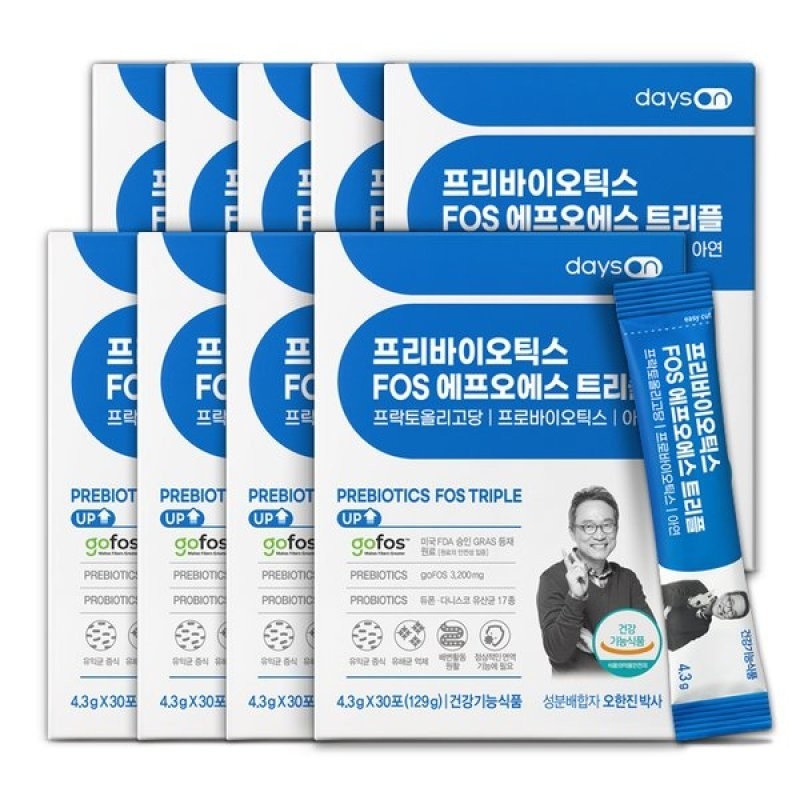 9-Month Supply Ohanjin Prebiotics FOS Triple / 9개월분오한진프리바이오틱스FOS 트리플