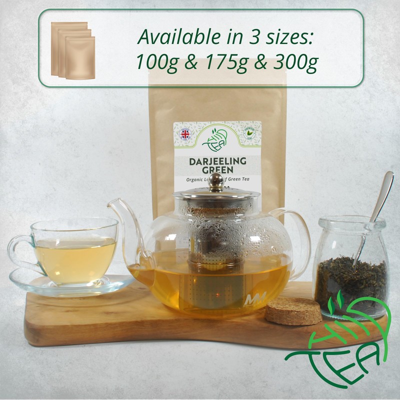 Darjeeling Green Loose Leaf Organic – Premium Indian Green Tea