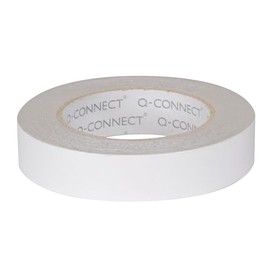 Q-Connect Q-Connect Clear Double-Sided Tape, 25 mm KF02221 - Pack of 6
