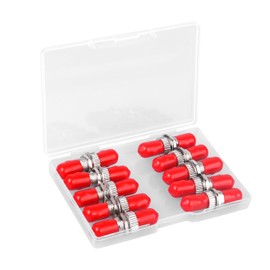 Duogalia 10-Pack ST to ST Simplex Singlemode/Multimode Fiber Optic Coupler Red