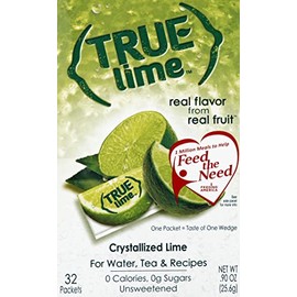 True Lime Crystallized Lime 32 x .8g Packets - 0.91 oz.